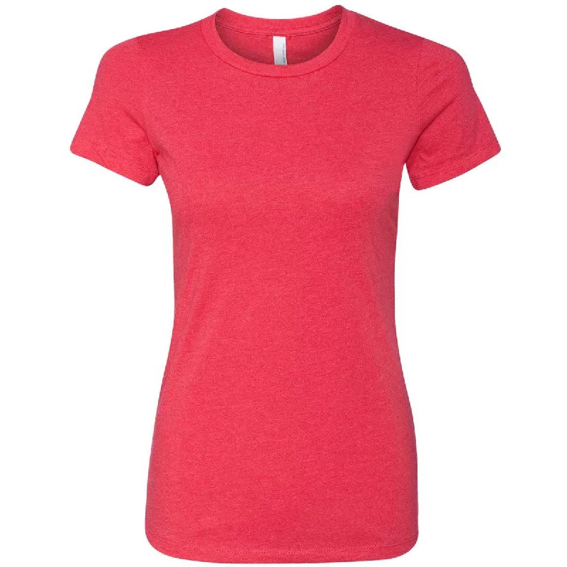 Next Level Women's Red CVC Crew Tee