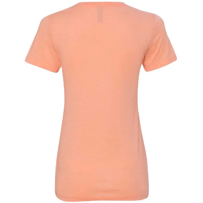 Next Level Women's Vintage Light Orange Triblend Crew