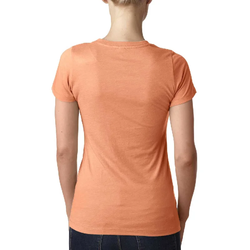 Next Level Women's Vintage Light Orange Triblend Crew