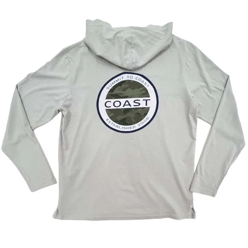 Long Sleeve Camo Logo Adventure Hoodie