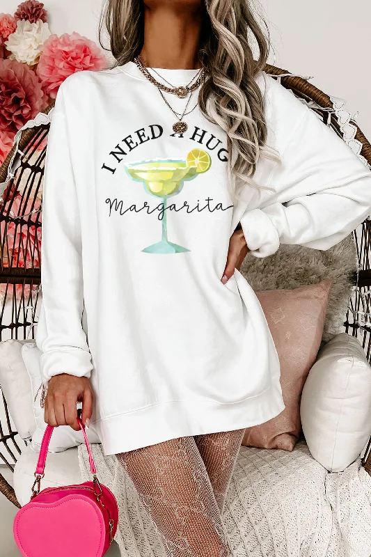 ""I Need A Huge Margarita"" Graphic - Multiple Shirt Options (White) - Print On Demand