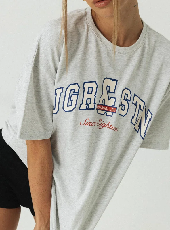 Jagger & Stone Vintage Oversized Tee Grey