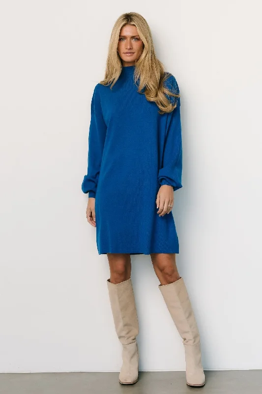 Jennings Sweater Dress | Cobalt Blue