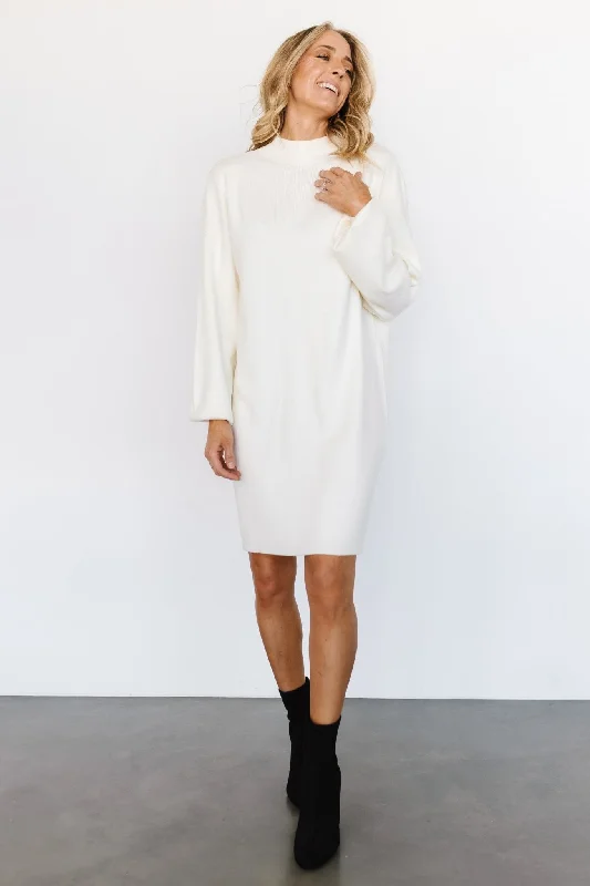 Jennings Sweater Dress | Ivory