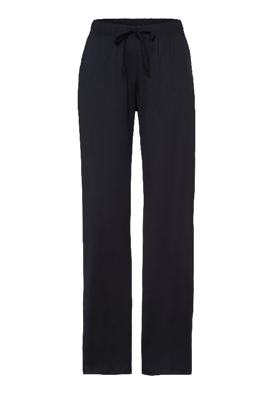 Cotton Deluxe Drawstring Long Pant | Black 77955-019