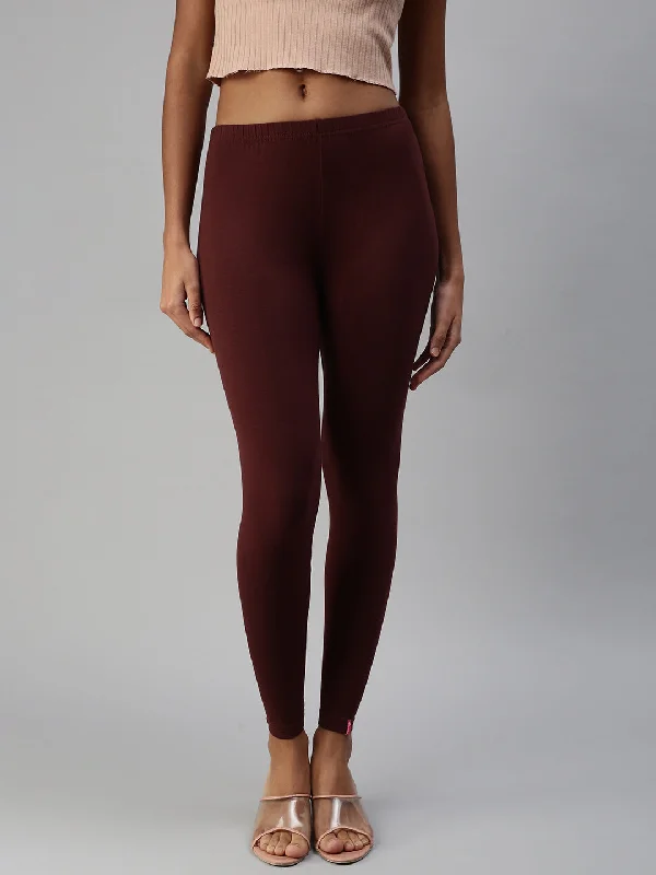 Ankle Leggings-Chocolate