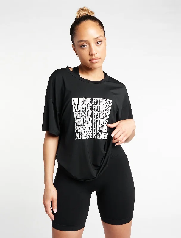 Boyfriend T-Shirt - Black