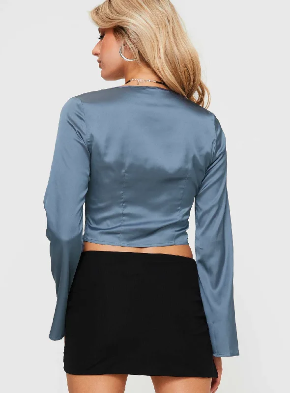 Brunner Long Sleeve Top Blue