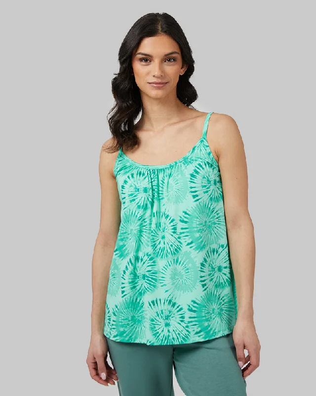 WOMEN'S COOL PRINTED FLOWY BRA CAMI