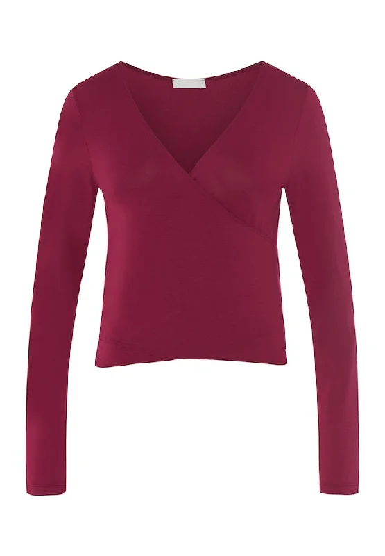 Yoga - Long Sleeved Wrap Top