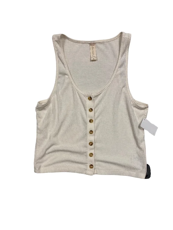 Cream Top Sleeveless Altard State, Size M