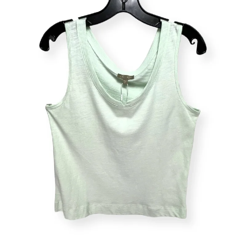 Green Top Sleeveless Lilla P, Size M